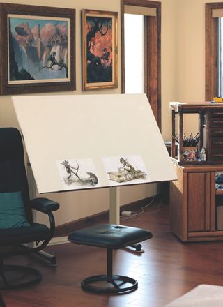 War of the Worlds illustrator builds his dream studio