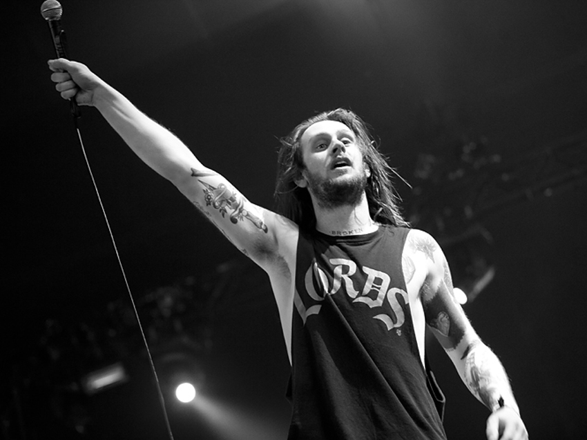 While She Sleeps frontman Lawrence Taylor