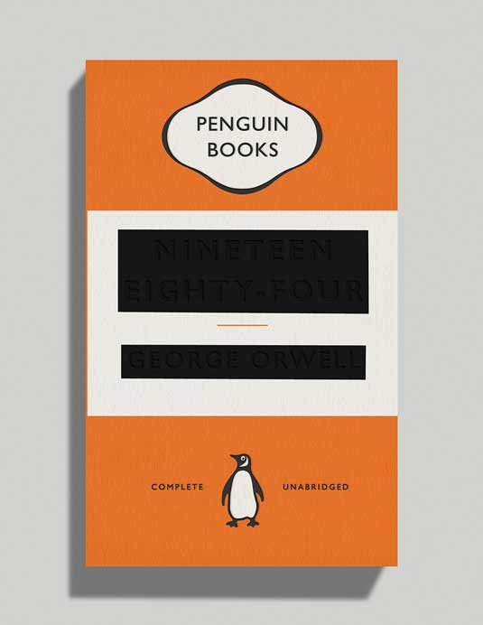 David Pearson's cover for George Orwell's 1984