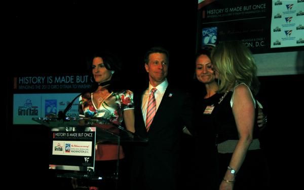 The Giro DC 2012 working group: Mark Sommers with g4's Alice Armstrong, Kristen Reiss and Robin Morton