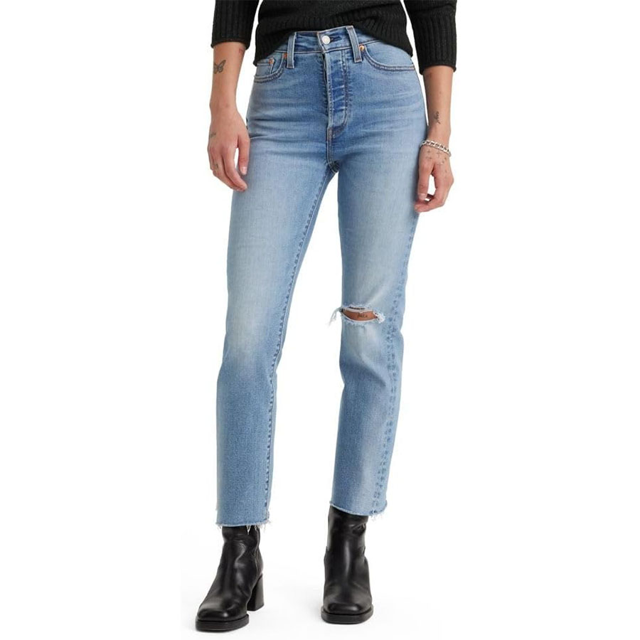 Levi's Women's Wedgie Straight Jeans, (new) Night Sight 27 Regular