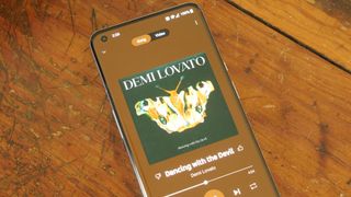 OnePlus 9 Pro playing Dancing with the Devil by Demi Lovato