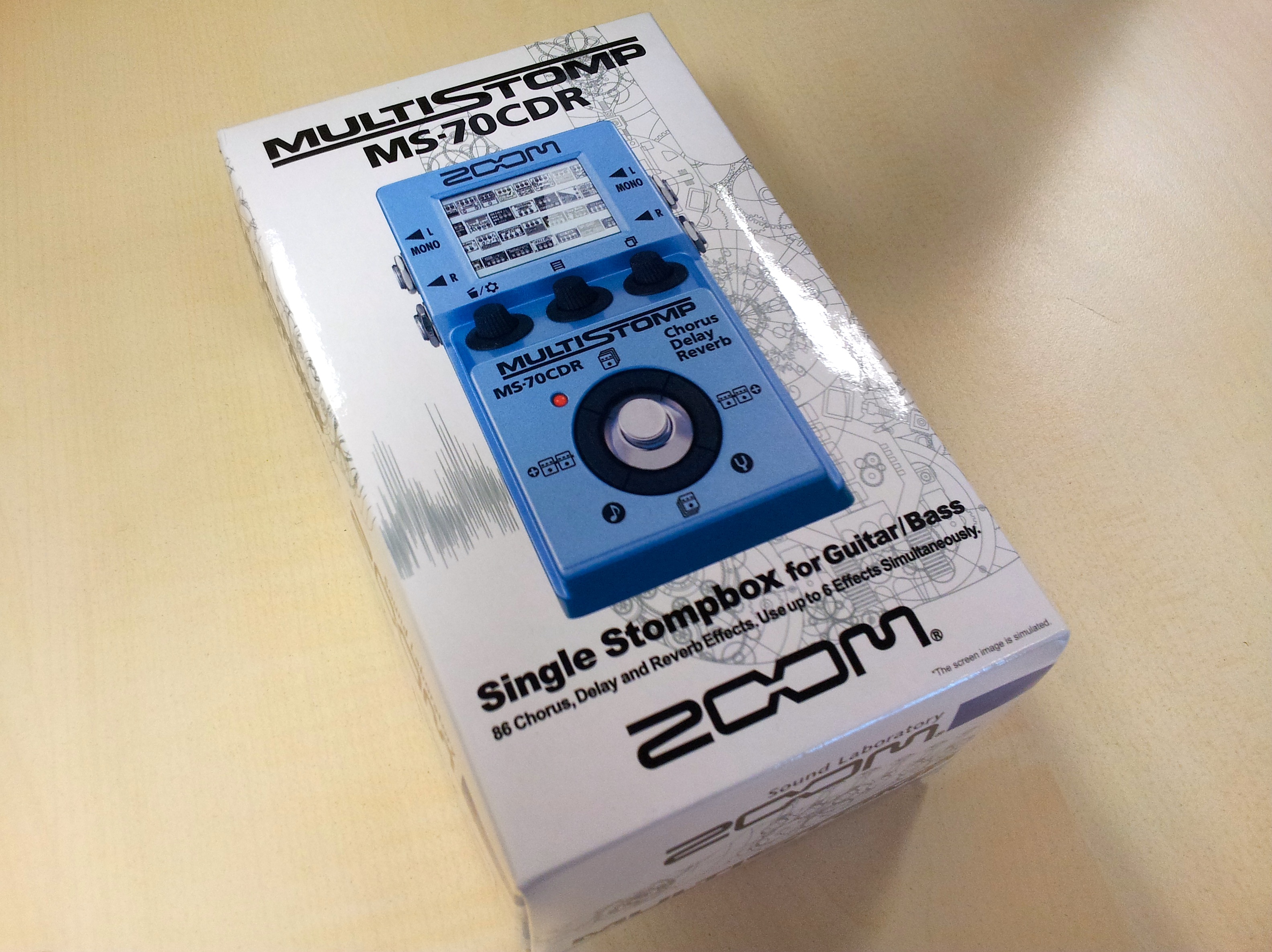 In pictures: Zoom MultiStomp MS-70CDR unboxed | MusicRadar