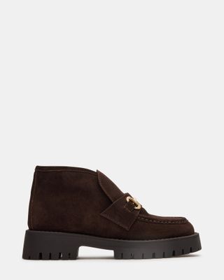 Steve Madden, Leon Chocolate Brown Suede