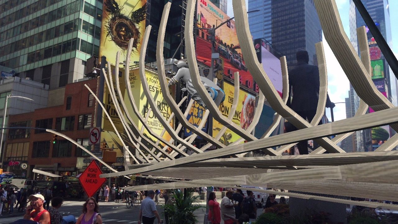 The Jenny Lind figurehead flies away, while her ship rebuilds itself behind her