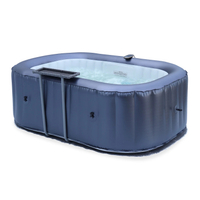 MSpa 2-Person Inflatable Hot Tub with Side Table | Was £889.99