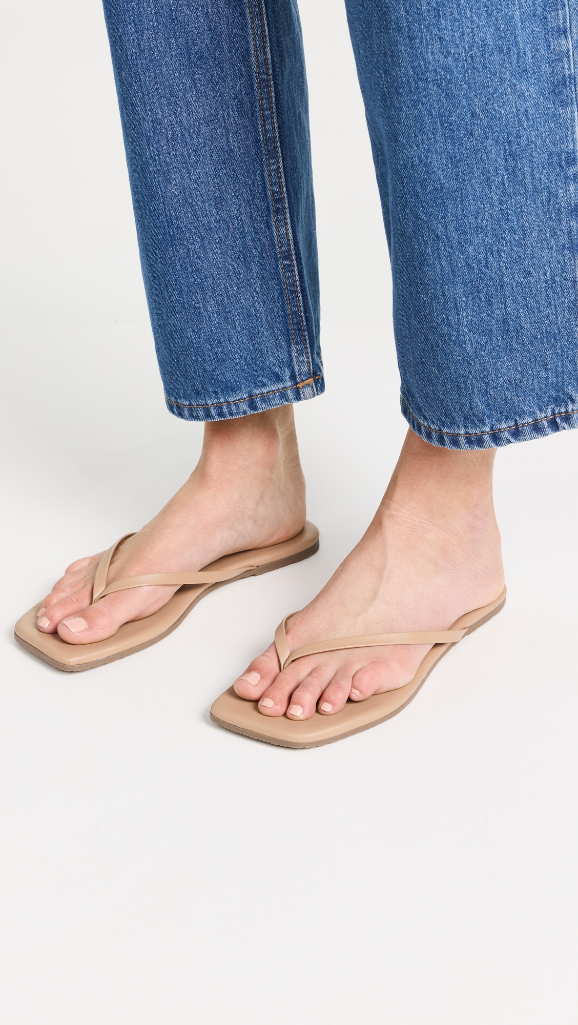 Sq. Toe Lily Flip Flops