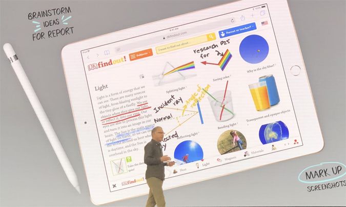 Apple Unveils New $299 iPad for Students, Works with Apple Pencil ...