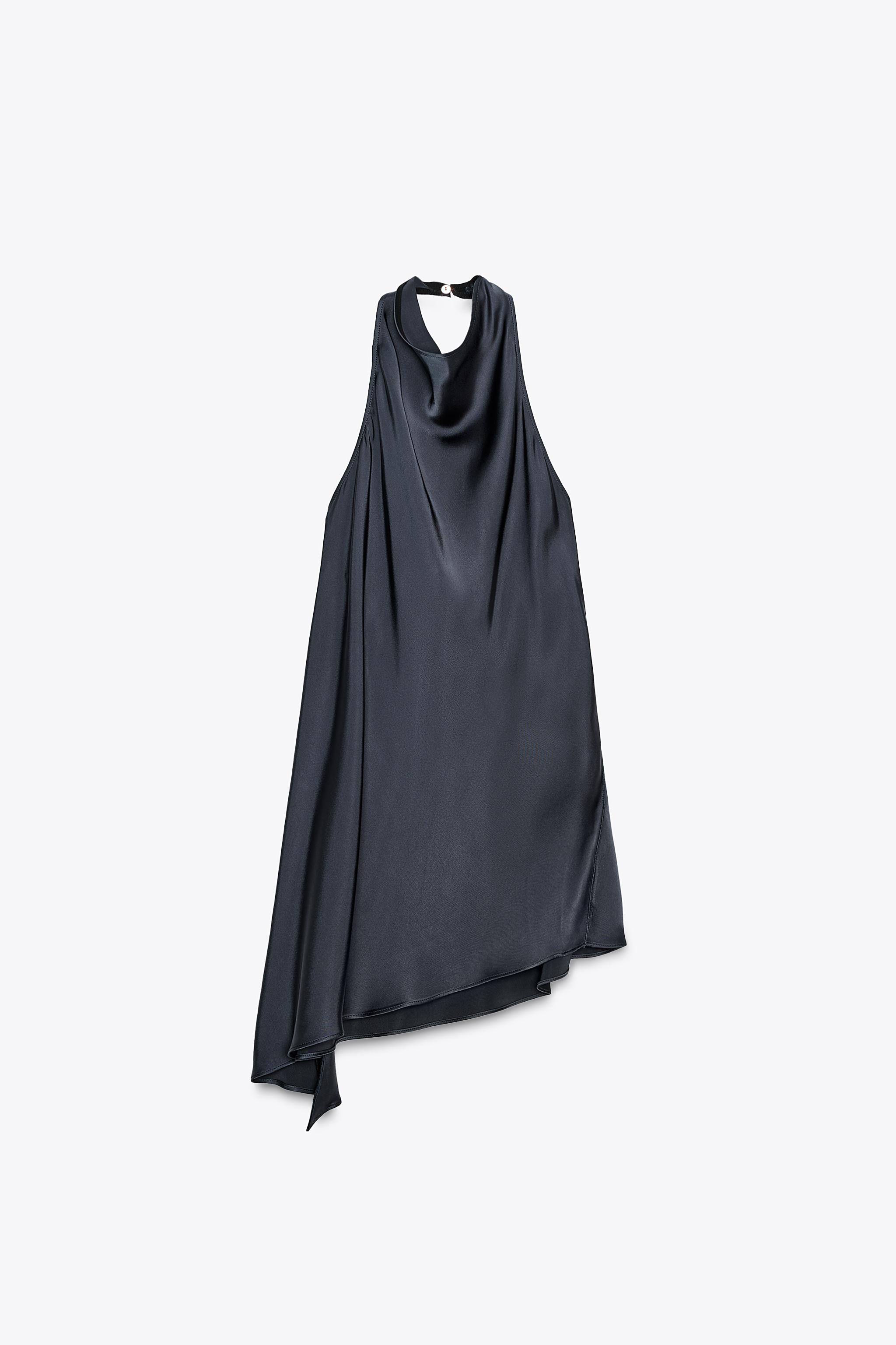 Zw Collection Satin Halter Top