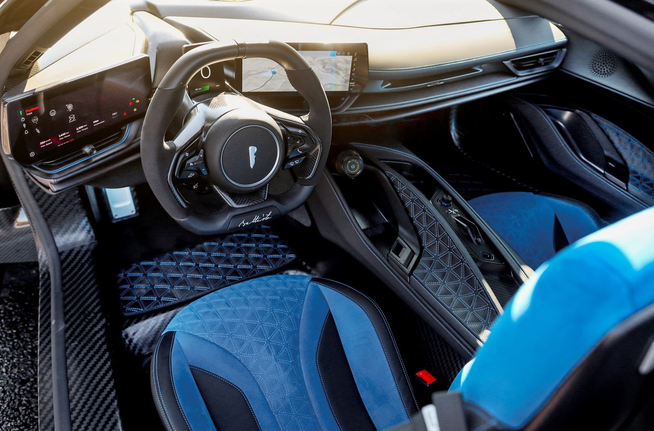 Automobili Pininfarina Battista press photos on the roads in California