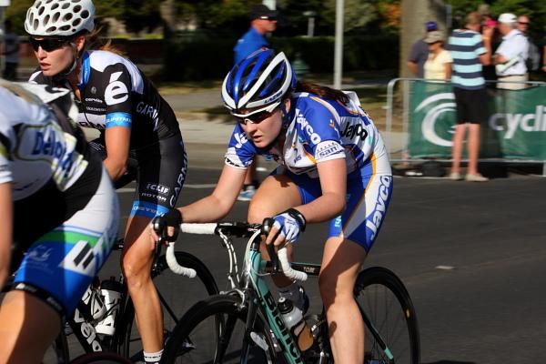 Kendell Hodges (Jayco-VIS) took third in the under-23 race.