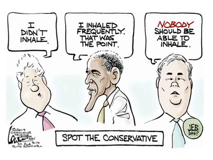 Obama cartoon U.S. conservative