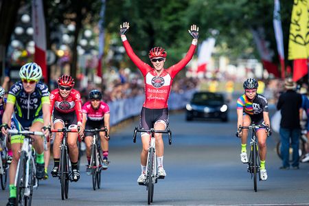 Denise Ramsden (Red Truck) wins Gastwon Grand PRix