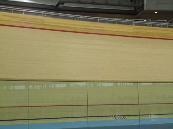 The banking at the new velodrome