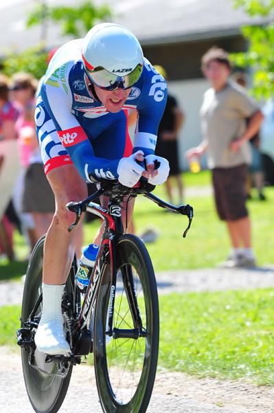 Jurgen Van Den Broeck (Lotto Belisol Team) holds 9th place overall after the time trial.