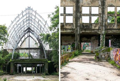 Abandoned buildings in Bali