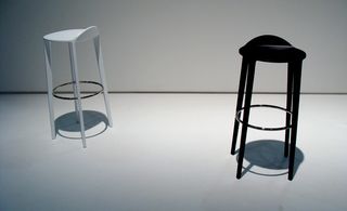 Black & white stools