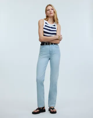 The '90s Straight Jean in Ward Wash