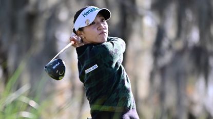 Lydia Ko takes a shot during the Hilton Grand Vacation Tournament of Champions