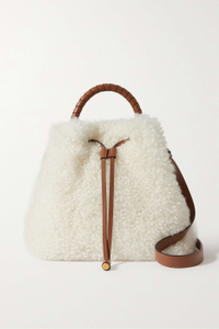 Chloé Marcie shearling bucket bag, £1,295 (was £1,850) | NET-A-PORTER
