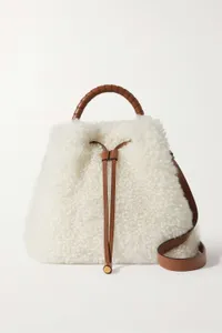 Chloé Marcie shearling bucket bag, £1,295 (was £1,850) | NET-A-PORTER