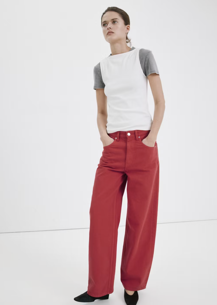 Mango, Mid-Rise Balloon Jeans