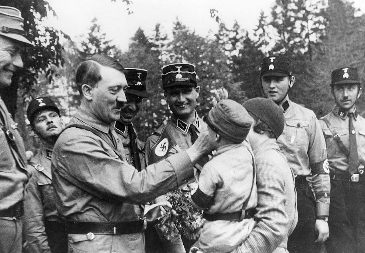 Hitler with children