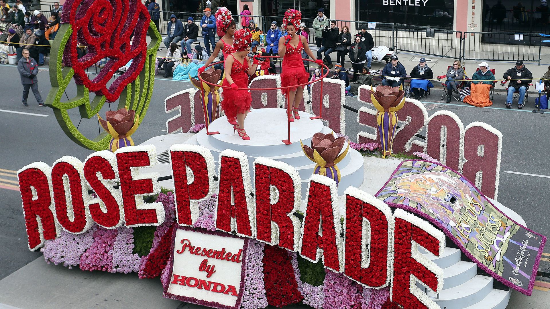 The roses parade