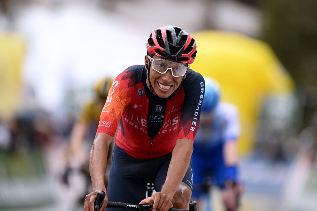 Egan Bernal (Ineos Grenadiers) at the recent Tour de Romandie