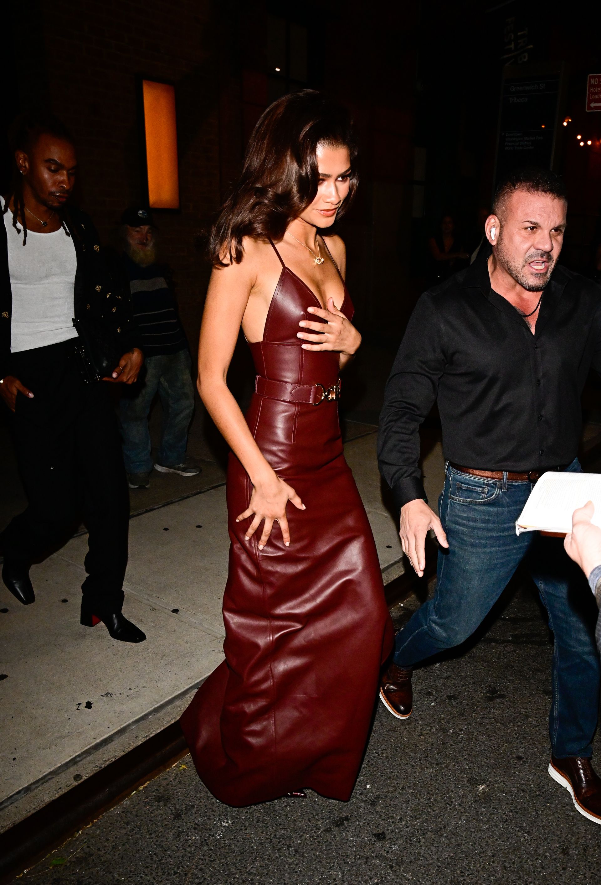 Zendaya and Tom Holland Match in Swoon-Worthy Burgundy Date Night