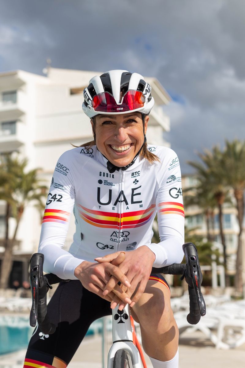 Mavi Garcia at UAE Team ADQ 2022 Training Camp