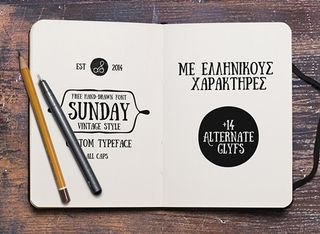 Free font: Sunday