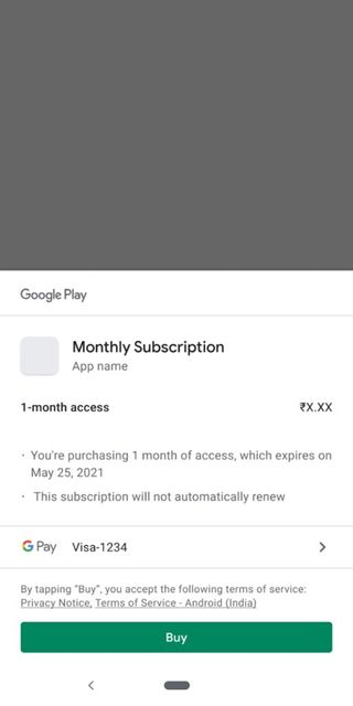 Google Play New India Policy