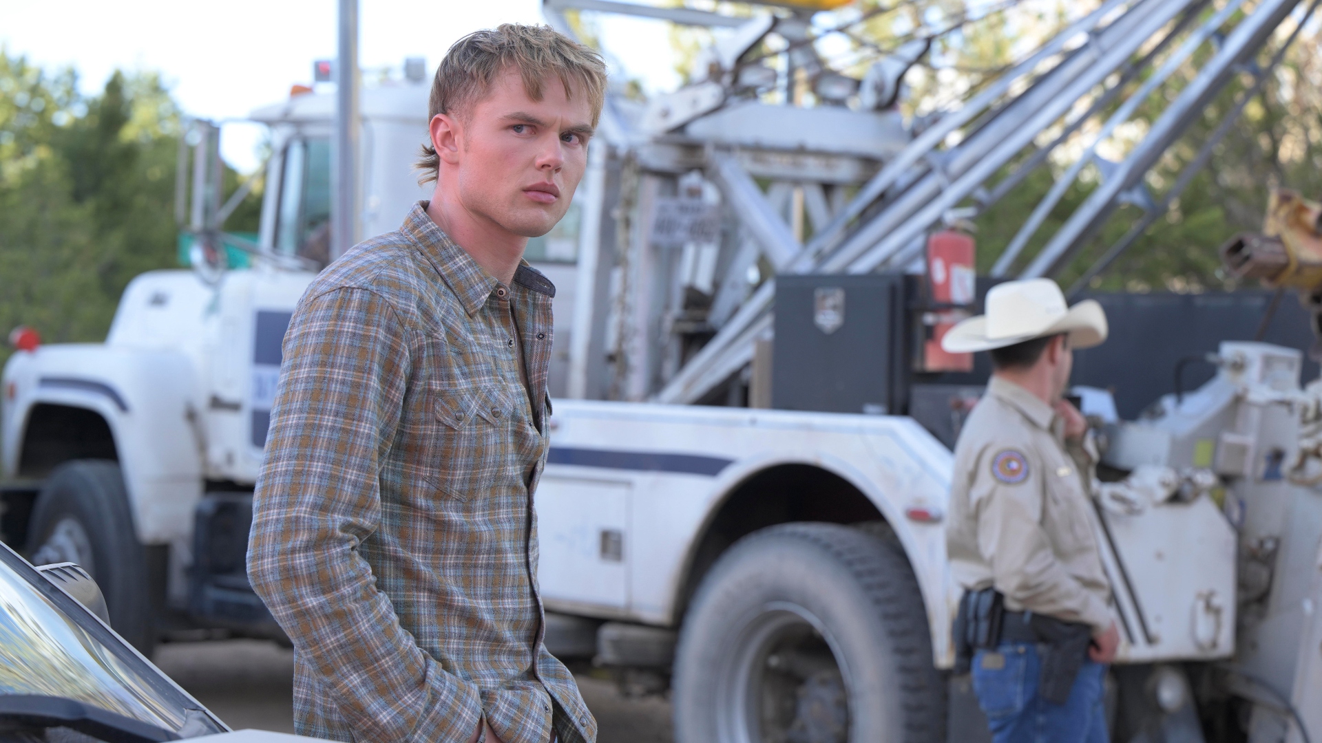 Lucas looks angry in Ransom Canyon season 1