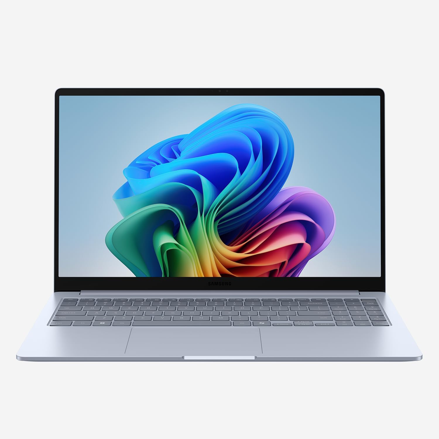 A Samsung Galaxy Book 4 Edge laptop product photo on a white background