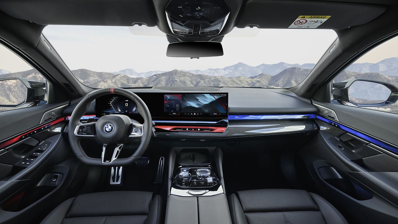 BMW 5 series i5 electric car