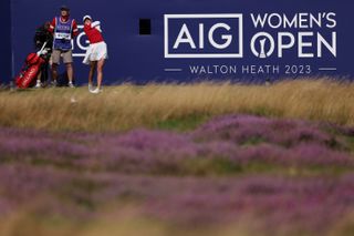 Charlotte Heath en-route to the silver medal at the AIG Women's Open
