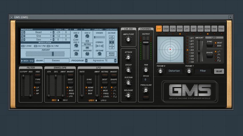 Groove Machine synth