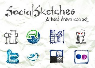 social media icons socialsketch