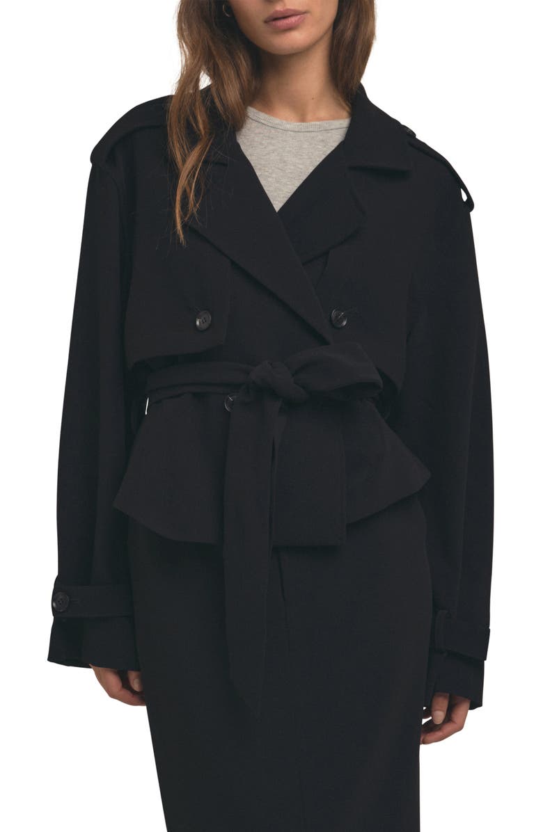 The Charles Crop Trench Coat