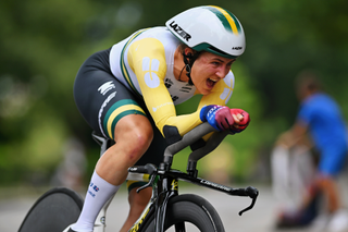 Grace Brown finished second at the recent Giro d'Italia Women time trial