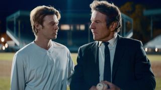 Colin Ford and Dennis Quaid The Hill