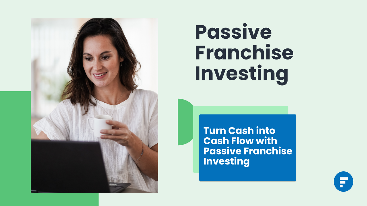 FranShares Passive Franchise Investing woman at laptop