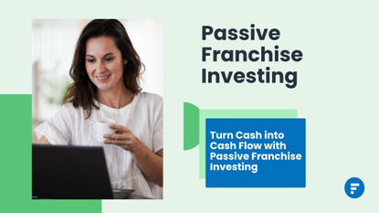 FranShares Passive Franchise Investing woman at laptop