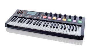 The Advance series has 25, 49 and 61-note models (not weighted currently) and the keybeds send velocity and aftertouch