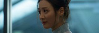 Avengers: Age of Ultron Claudia Kim looking to the side