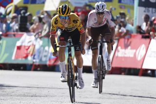 Primoz Roglic 5th on stage 15 at Vuelta a Epsana
