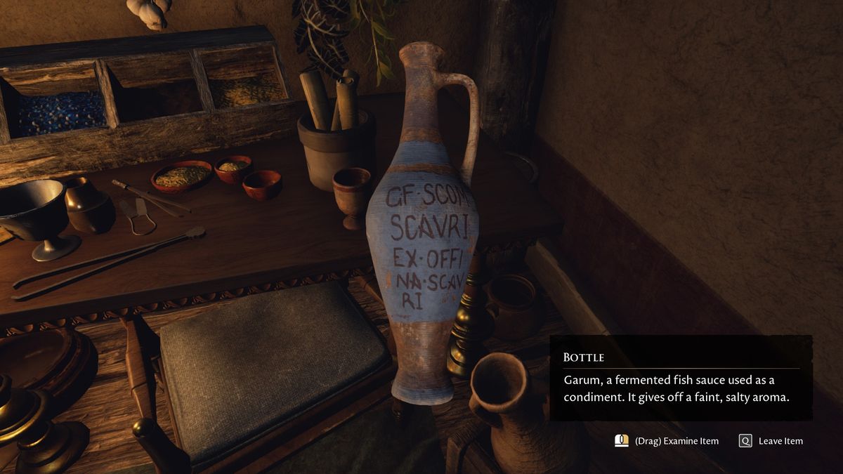 Food and details in The Forgotten City