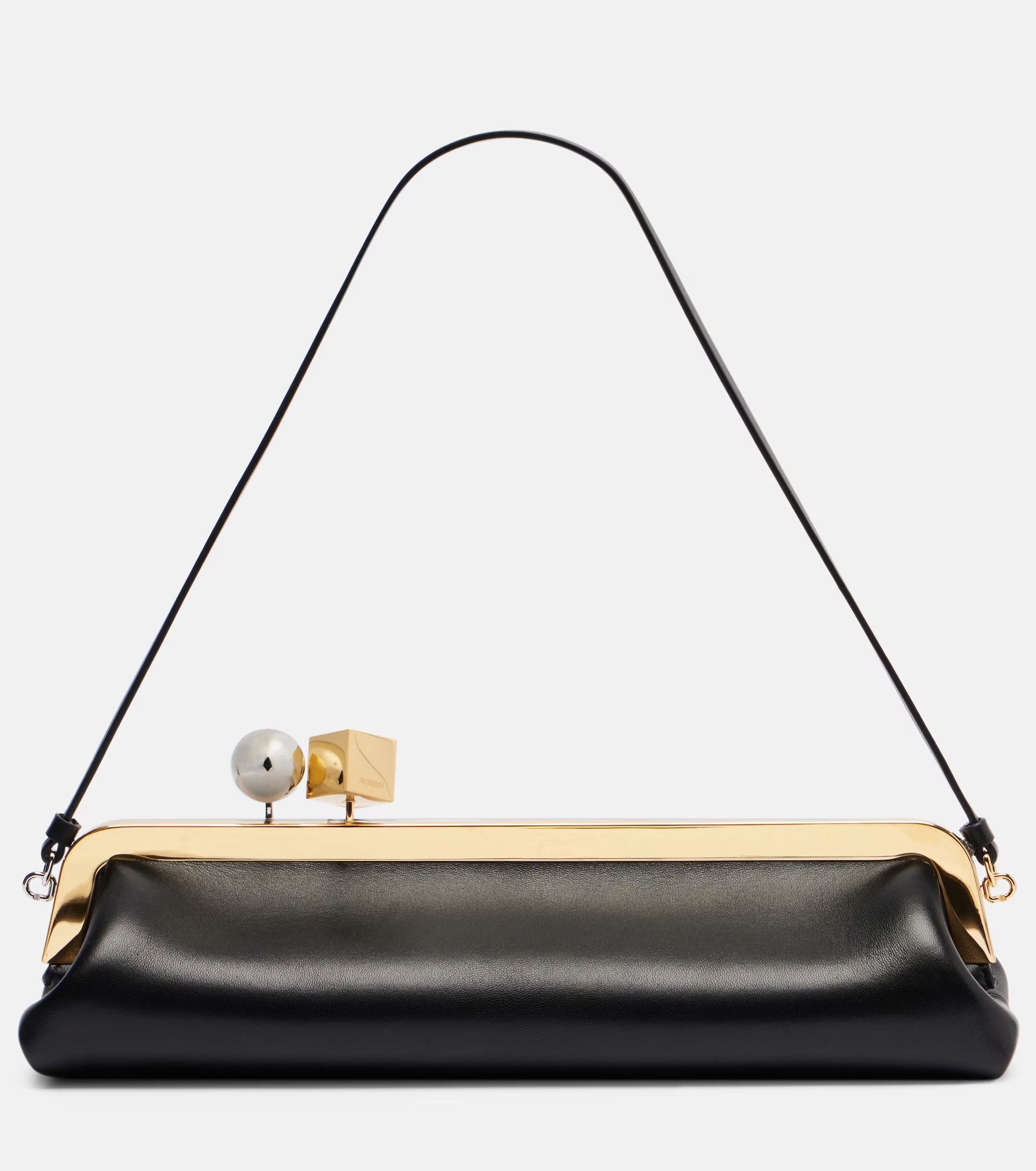 Jacquemus Salon leather clutch