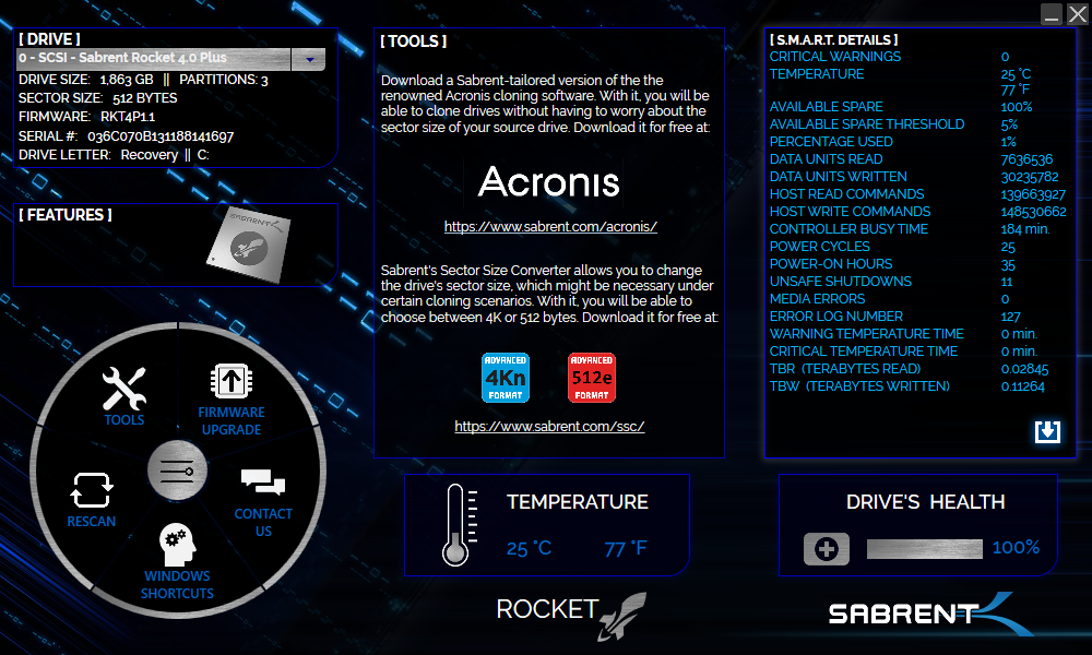 Sabrent Rocket 4 Plus